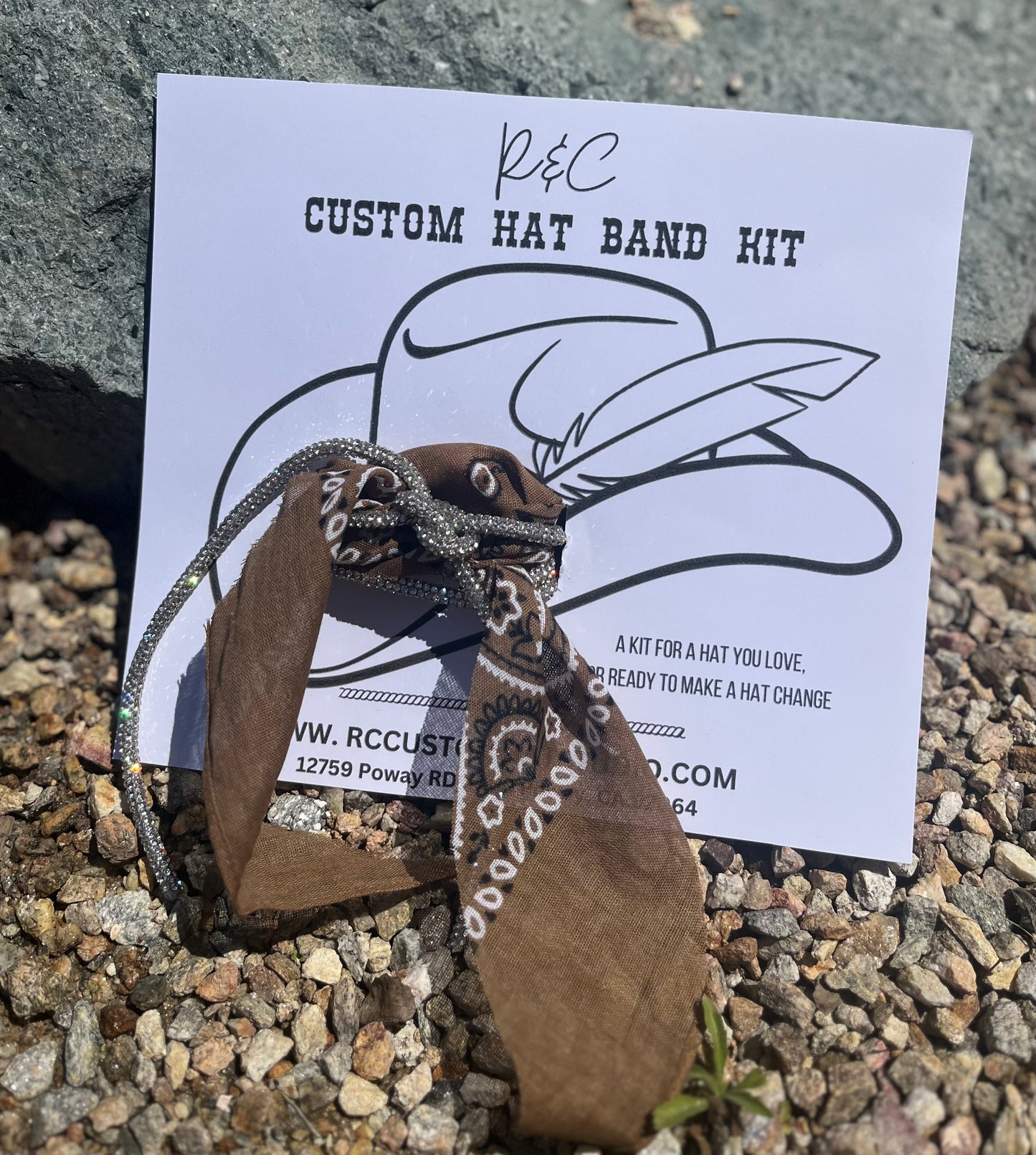 Rhinestone cowgirl hat kit